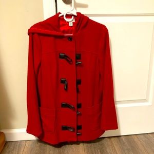 Maternity red jacket